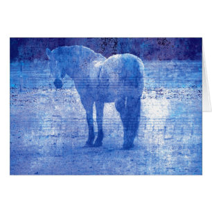 Cartão Cavalo Roxo