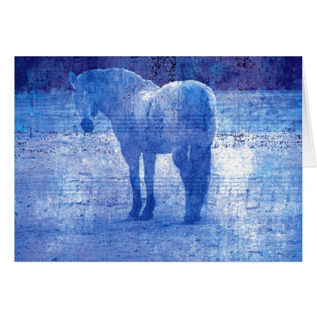 Cartão Cavalo Roxo (Frente Horizontal)