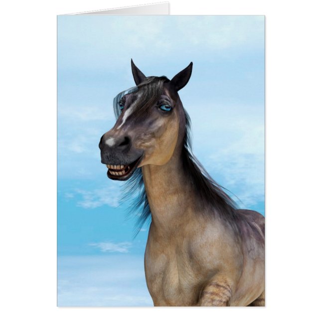 Cartão Cavalo Sortudo (Frente)