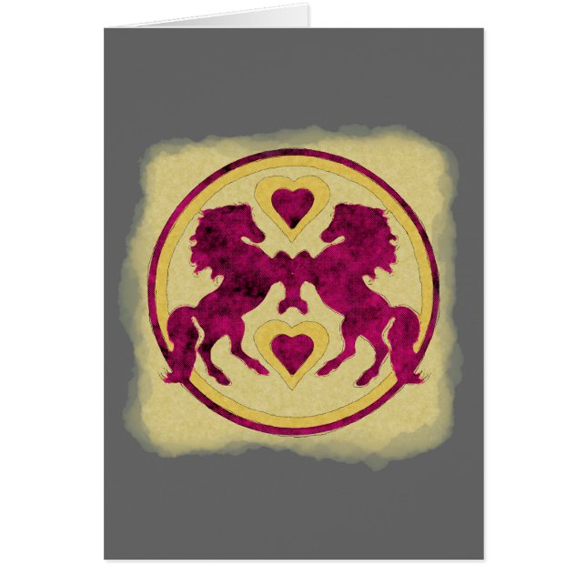 CARTÃO CAVALOS DO AMOR (Frente)