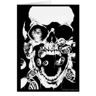 Cartão Caveira e Anéis