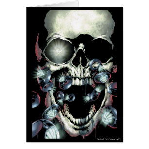 Cartão Caveira e Anéis - Cor