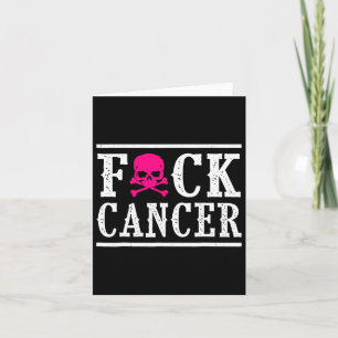 Cartão Caveira E Ossos Cruzados Esqueleto Cancer