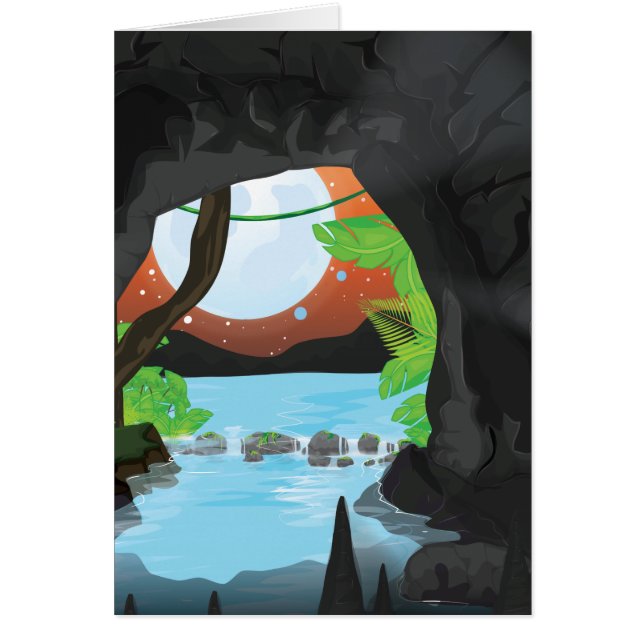 Cartão caverna (Frente)