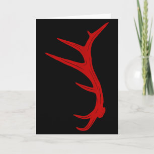 Cartão Caza de Alces Antleras Perdidas Toro 