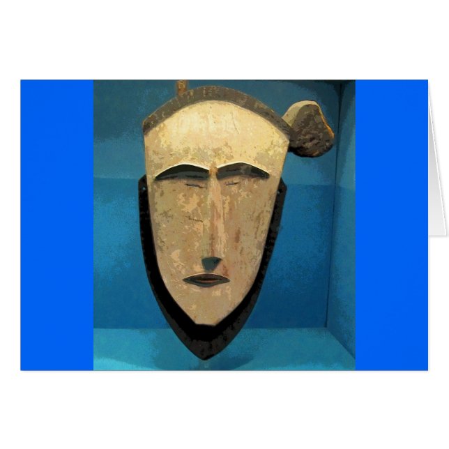 Cartão CCB de Máscara Tribal (Frente Horizontal)