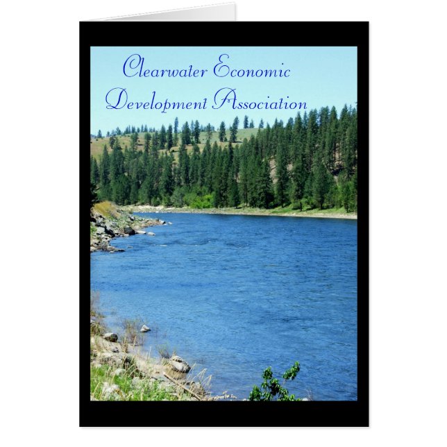 Cartão CEDA - Vertical do rio de Clearwater (Frente)