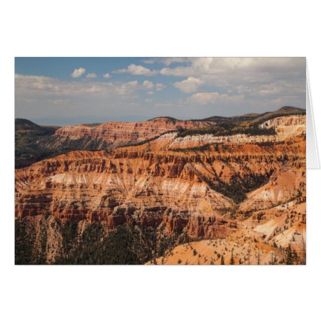 Cartão Cedar Breaks National Monument, Utah (Frente Horizontal)