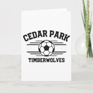 Cartão Cedar Park Timberwolves Futebol Ll 2025 