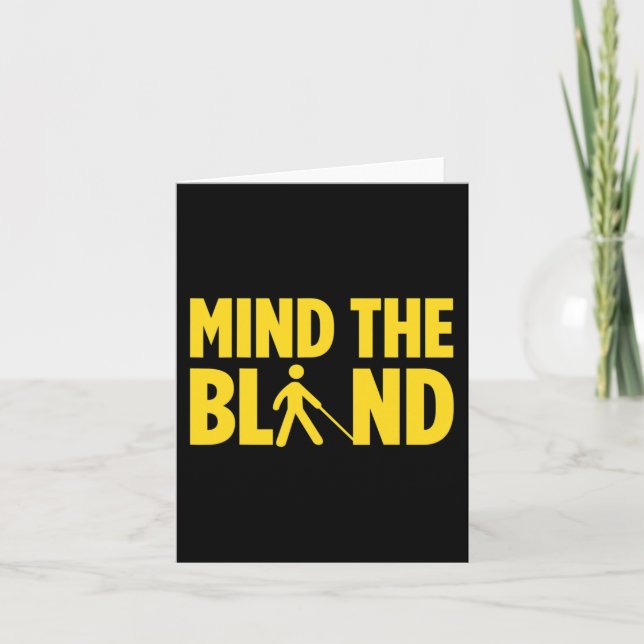 Cartão Cegueira Para Pessoas Cegos Cegos Cegos Braille Re (Frente)