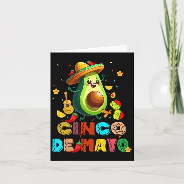 Cartão Celebração Adorável dos Cinco de Mayo Fiesta (Frente)