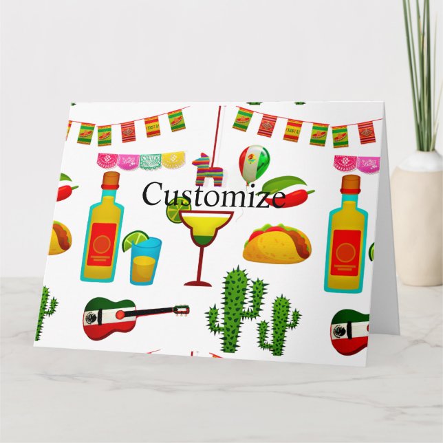 Cartão Celebração Cinco de Mayo Thunder_Cove (Frente)