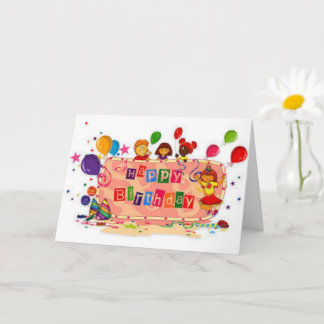 Cartão Celebração de Aniversário