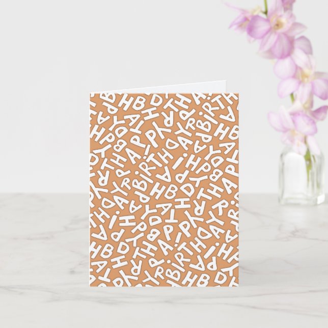 Cartão Celebração de aniversário feliz e divertida (Orquídea)