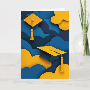 Cartão Celebração de Capelo de Formatura