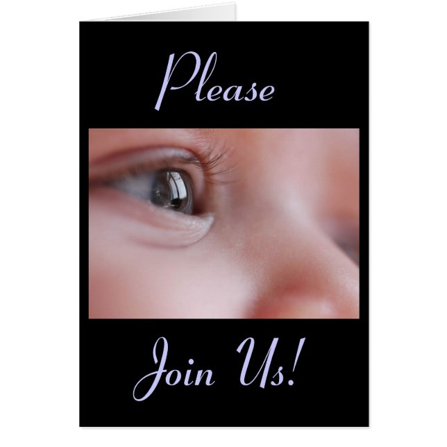 Cartão Celebração De Um Santo Bebê Batismo II (Frente)