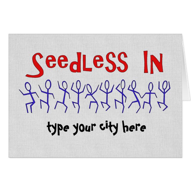 Cartão Celebração feita sob encomenda da vasectomia (Frente Horizontal)