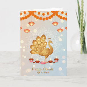 Cartão Celebração festiva do diwali