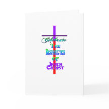 Celebrar a placa de Páscoa de ressurreição