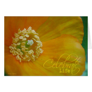 Cartão Celebrar a vida