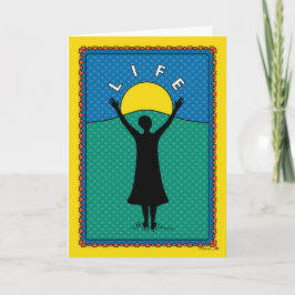 Cartão Celebrar a Vida B_Saudação