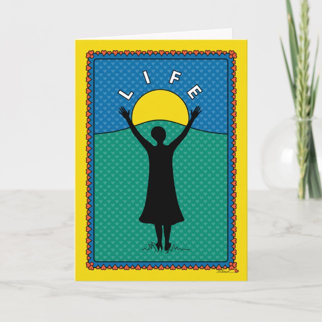 Cartão Celebrar a Vida B_Saudação (Frente)