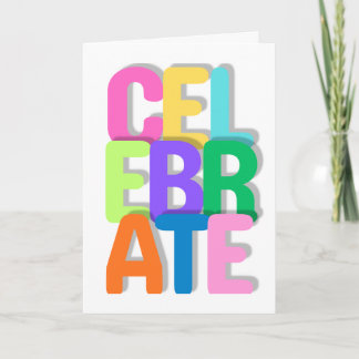 Cartão Celebrate Greeting Card (All Occasions)