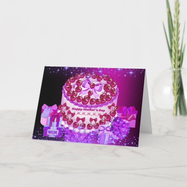 Cartão Celebrate Happy Mother's Day Card (Frente)