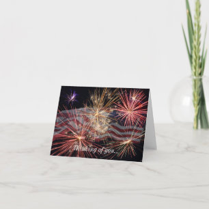 Cartão Celebrating America Thinking Of You
