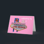 Cartão celebrating my 21st Birthday In Fabulous Las Vegas<br><div class="desc">celebrating my 21st Birthday In Fabulous Las Vegas Card</div>