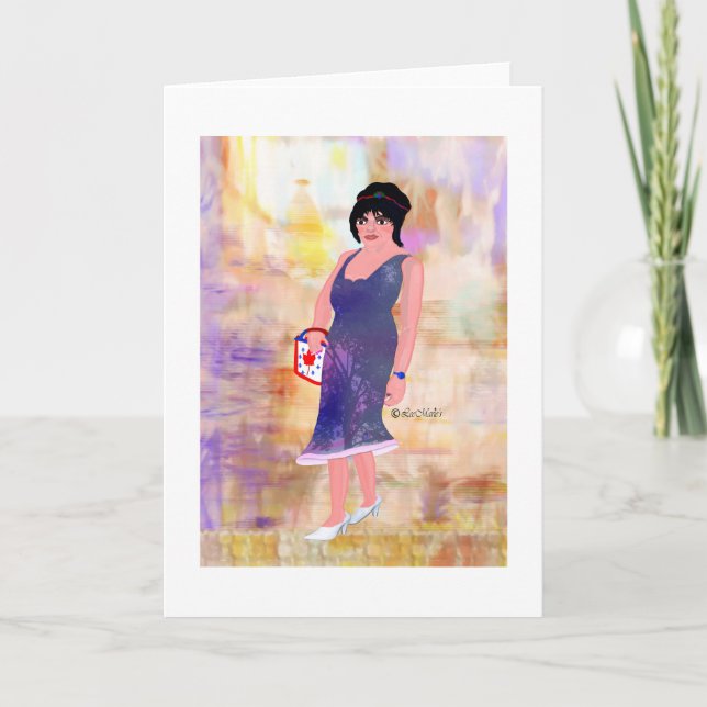 Cartão Celebre a Design criativa de LeeMarie (Frente)