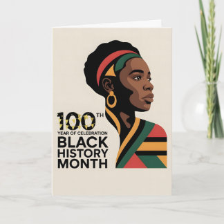 Cartão CELEBRE O MÊS DA HISTÓRIA NEGRA Personalizável BHM