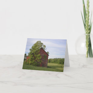 Cartão Celeiro pastoral Notecard