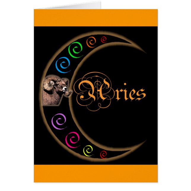 Cartão Celestrial Moon Aries (Frente)