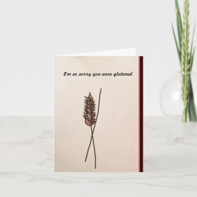 Cartão Celiac Disease (Frente)