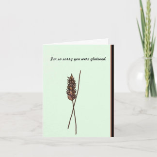 Cartão Celiac Disease