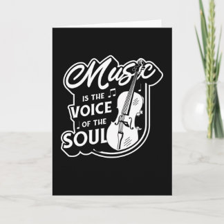 Cartão Celin para o Instrumento de Corda Musical Cello