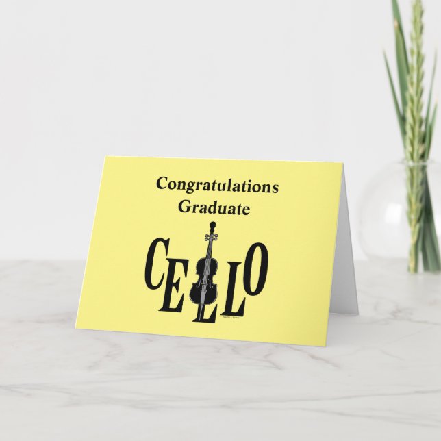Cartão Cello Em Cello (Frente)