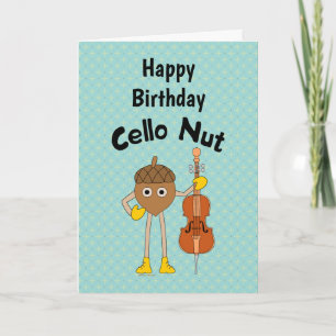 Cartão Cello Nut Birthday