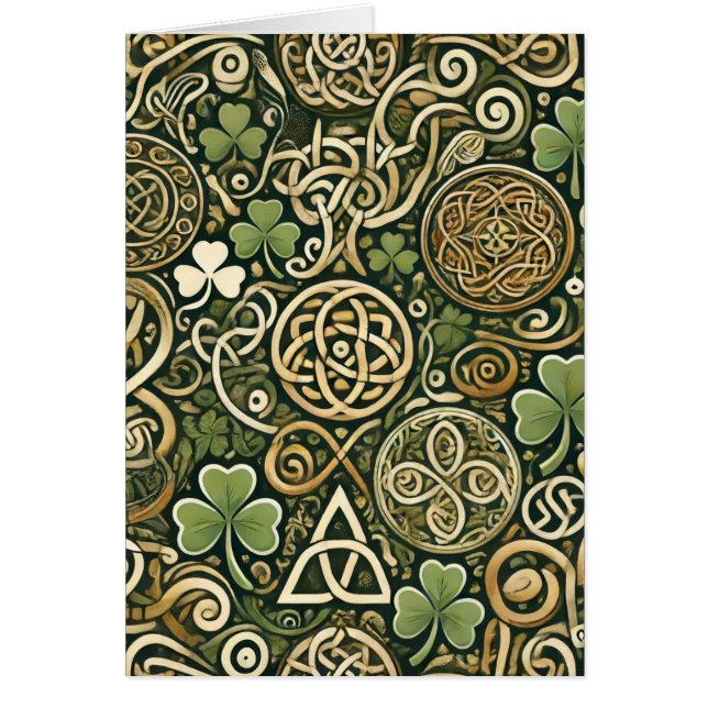 Cartão Celtic Bloom (Frente)