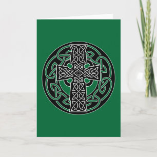 Cartão Celtic Cross - Greeting Card