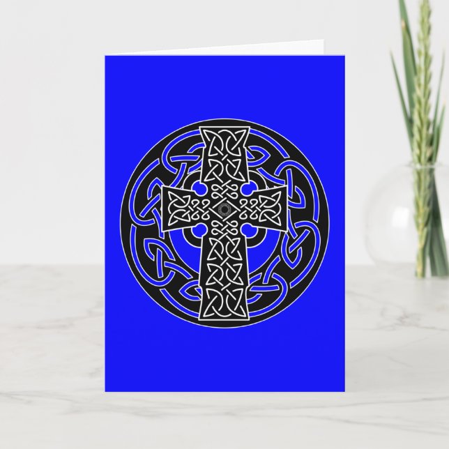 Cartão Celtic Cross - Greeting Card (Frente)