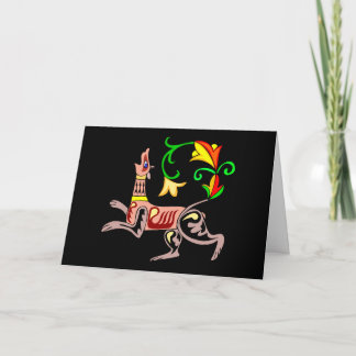 Cartão Celtic Dog St. Patrick's Day Greetings