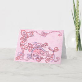 Cartão Celtic Hedgehog Greeting Card