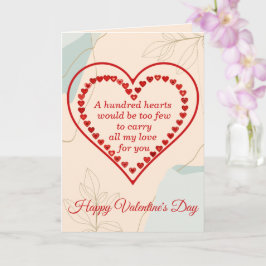 Cartão Cem Corações, Valentin