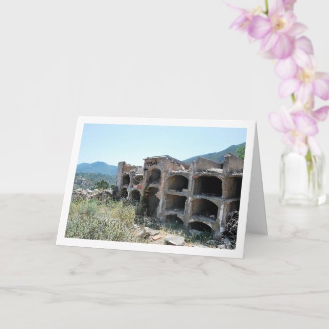 Cartão Cemitério de Domeño, Domeño Viejo, Valência (Orquídea)