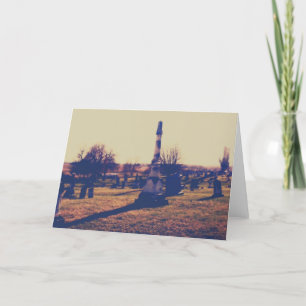 Cartão Cemitério em Washington, Iowa