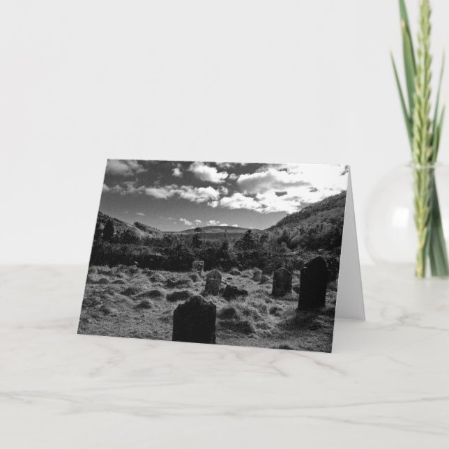 Cartão Cemitério na Irlanda (Frente)