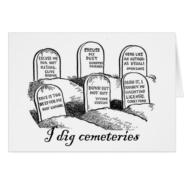 Cartão Cemitérios I Dig (Frente Horizontal)