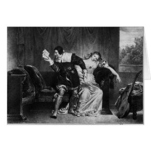 Cartão Cena da letra do primo